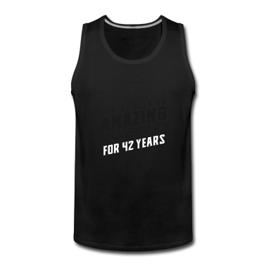 Geschenk für Ehemann Tank Top - Sie sind seit 42 Jahren ein erstaunlicher Ehemann