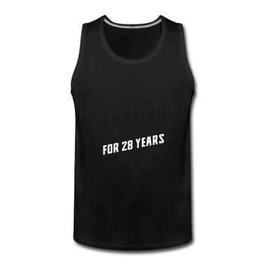 Geschenk für Ehemann Tank Top - Sie sind seit 28 Jahren ein erstaunlicher Ehemann