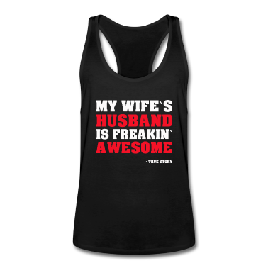 Geschenk für Ehemann Tank Top - LUSTIGES COOLES EHEMANN FREAKIN AWESOME HUSBAND