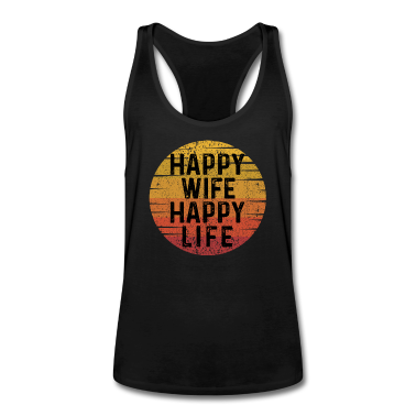 Geschenk für Ehemann Tank Top - Geschenk Für Gute Ehemänner Vintage Happy Life Hap