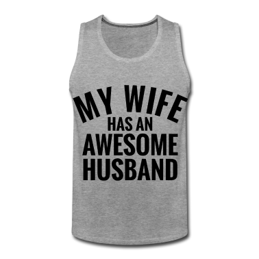 Geschenk für Ehemann Tank Top - Meine Frau hat einen tollen Ehemann Coole Familiengeschenke