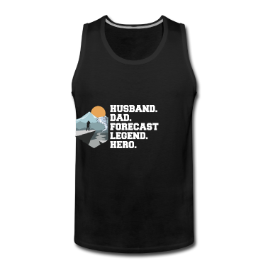 Geschenk für Ehemann Tank Top - Meteorologie Design für deinen Sturmjäger Ehemann