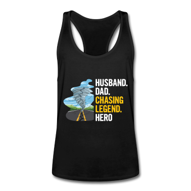 Geschenk für Ehemann Tank Top - Meteorologie Spruch für deinen Sturmjäger Ehemann
