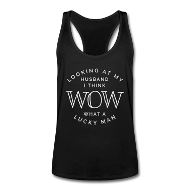 Geschenk für Ehemann Tank Top - Ehemann Lucky Man Geschenk für Ehefrau Mutter von