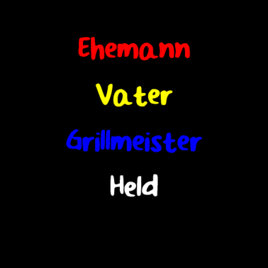 Motiv Ehemann Vater Grillmeister Held Grillen