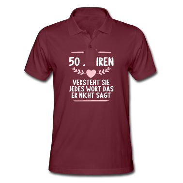 Geschenk für Ehemann Poloshirt - 50 Jahre verheirtatet 50. Hochzeitstag