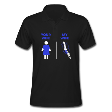 Geschenk für Ehemann Poloshirt - Schwimmen Schwimmer Geschenk für Ehemann