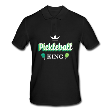 Geschenk für Ehemann Poloshirt - Pickleball King | Geschenk für Ehemann / Männer