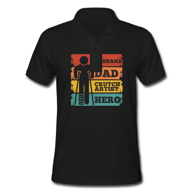 Geschenk für Ehemann Poloshirt - Gipsbein Spruch für deinen Ehemann mit einem