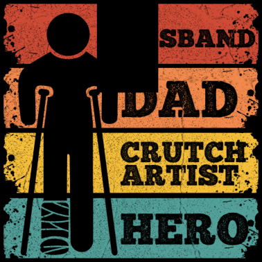 Motiv Gipsbein Spruch für deinen Ehemann mit einem