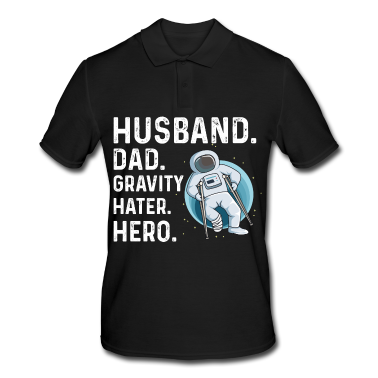 Geschenk für Ehemann Poloshirt - Beinbruch Spruch für deinen Ehemann mit einem