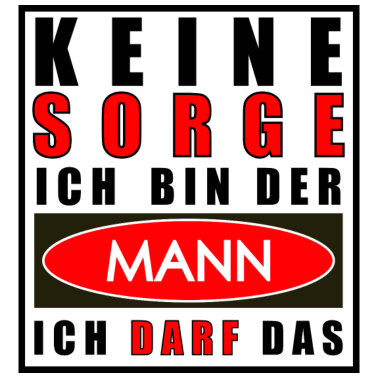 Motiv Mann darf das Ehemann