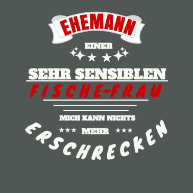 Motiv Ehemann von Fische Frau-Sternzeichen Fisch T-Shirt