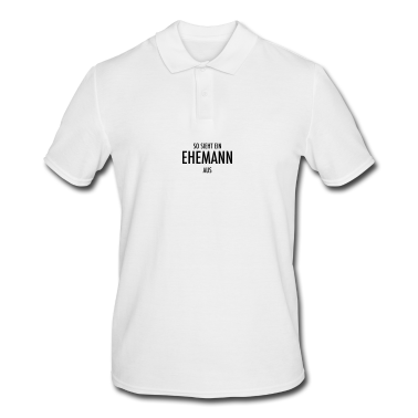 Geschenk für Ehemann Poloshirt - So Sieht Ein Ehemann Aus! Hochzeit Geschenk