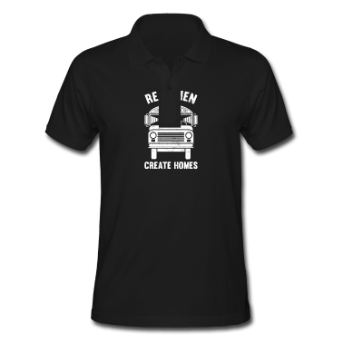 Geschenk für Ehemann Poloshirt - Skoolie Design für deinen Ehemann oder Freund