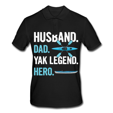 Geschenk für Ehemann Poloshirt - Kanusport Spruch für deinen Kajakfahrer Ehemann