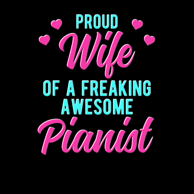 Motiv Lustiger Pianist Ehemann Phrase Geschenk für