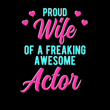 Motiv Lustige Schauspielerin Ehemann Phrase Geschenk für