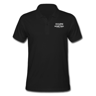 Geschenk für Ehemann Poloshirt - Lustiger Spruch Liebe meine Frau Ehemann Geschenk