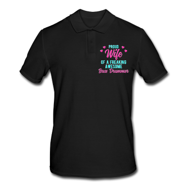 Geschenk für Ehemann Poloshirt - Lustiges Marching Drumband Ehemann Geschenk für