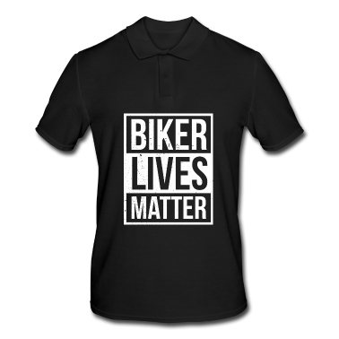 Geschenk für Ehemann Poloshirt - Motorrad Biker lebt Materie Geschenk für Ehemann &