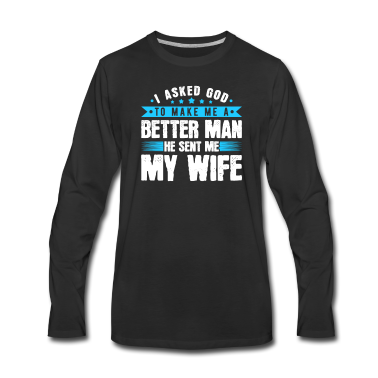 Geschenk für Ehemann Langarmshirt - Hemd für Ehemann