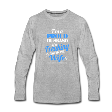 Geschenk für Ehemann Langarmshirt - Geschenk für stolzen Ehemann