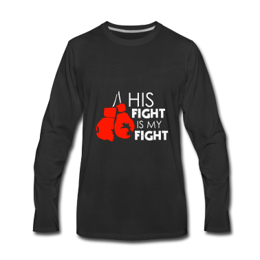 Geschenk für Ehemann Langarmshirt - Lungenkrebs-Unterstützung für Ehemann