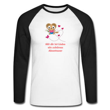 Geschenk für Ehemann Langarmshirt - Liebesspruch für Ehemann mit Katze Kuku