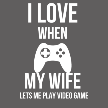 Motiv Ich liebe meine Frau lustiges Spielergeschenk für Ehemann