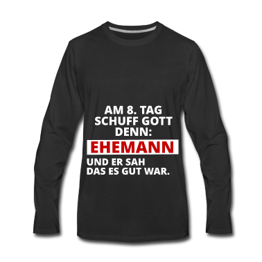 Geschenk für Ehemann Langarmshirt - Ehemann schöpfung Geschenk
