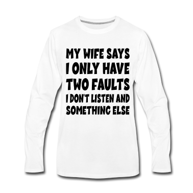 Geschenk für Ehemann Langarmshirt - Ehefrauen Witz Geschenk für Ehemänner