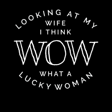 Motiv Ehefrau glückliche Frau Geschenk für Ehemann Vater aus