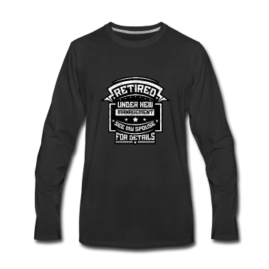 Geschenk für Ehemann Langarmshirt - Im Ruhestand - DAS Renten-Shirt für Ehemänner