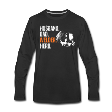 Geschenk für Ehemann Langarmshirt - Schweißer Design für deinen Ehemann