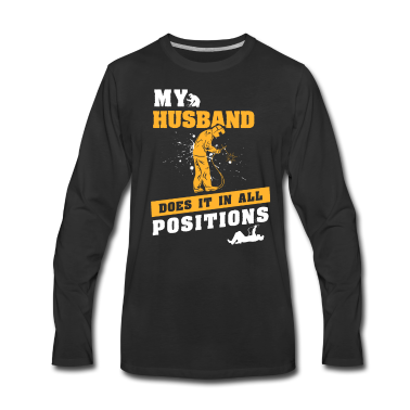 Geschenk für Ehemann Langarmshirt - Schweißer Design für deinen Ehemann