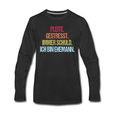 Geschenk für Ehemann Langarmshirt - Ich bin Ehemann