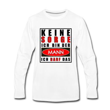 Geschenk für Ehemann Langarmshirt - Mann darf das Ehemann