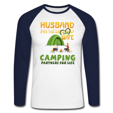 Geschenk für Ehemann Langarmshirt - Ehemann und Frau Campingpartner für das Leben
