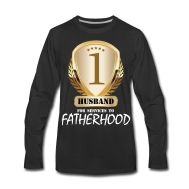 Geschenk für Ehemann Langarmshirt - 1 Ehemann für Dienste an der Vaterschaft