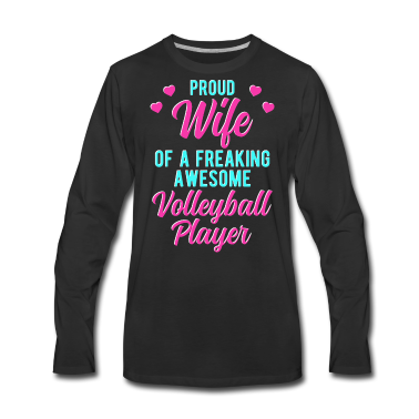 Geschenk für Ehemann Langarmshirt - Volleyball-Liebhaber-Ehemann-Geschenk für