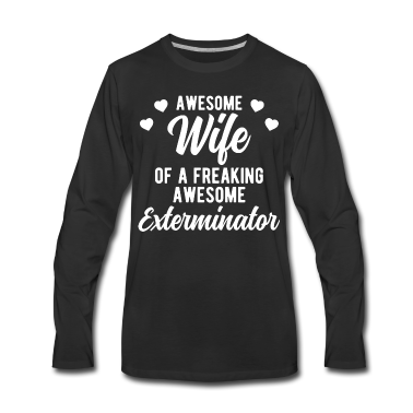 Geschenk für Ehemann Langarmshirt - Lustige Schädlingsbekämpfer Ehemann Geschenk Für