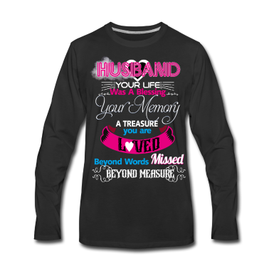 Geschenk für Ehemann Langarmshirt - Ehemann Ihr Leben war ein Segen für Ihr Gedächtnis