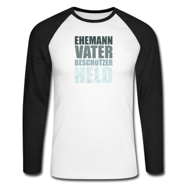 Geschenk für Ehemann Langarmshirt - Vatertag Ehemann Held Tshirt