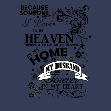 Motiv Ehemann Himmel für immer in meinem Herzen