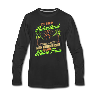 Geschenk für Ehemann Langarmshirt - Rentner Geschenk für Ehemann Ruhestand Abschiedsfe