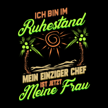 Motiv Rentner Geschenk für Ehemann Ruhestand Abschiedsfe