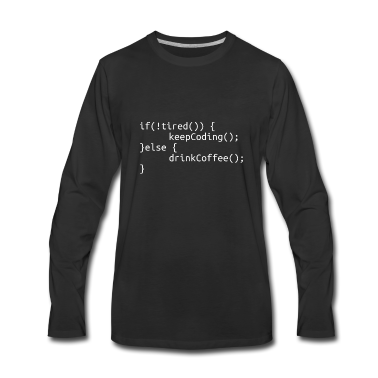 Geschenk für Ehemann Langarmshirt - Coding & Coffee lustiges Programmiergeschenk für Ehemann