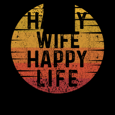 Motiv Geschenk Für Gute Ehemänner Vintage Happy Life Hap