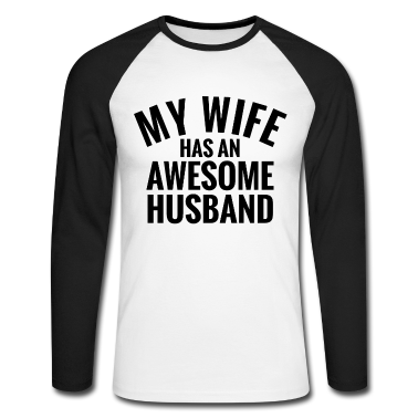 Geschenk für Ehemann Langarmshirt - Meine Frau hat einen tollen Ehemann Coole Familiengeschenke